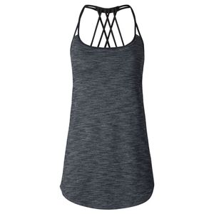 Lululemon | Lighten Up Tank | Size 4 | Heathered Black / Black